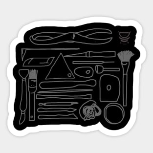Potter's Tools Sticker